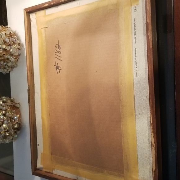 Vintage Handmade Yarn Needlecraft Embriodered Art Farm Yard Fun Framed - Picture 11 of 14